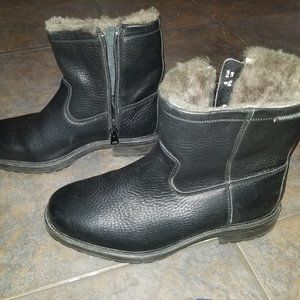 Black Mephisto Leonardo Winter Boots